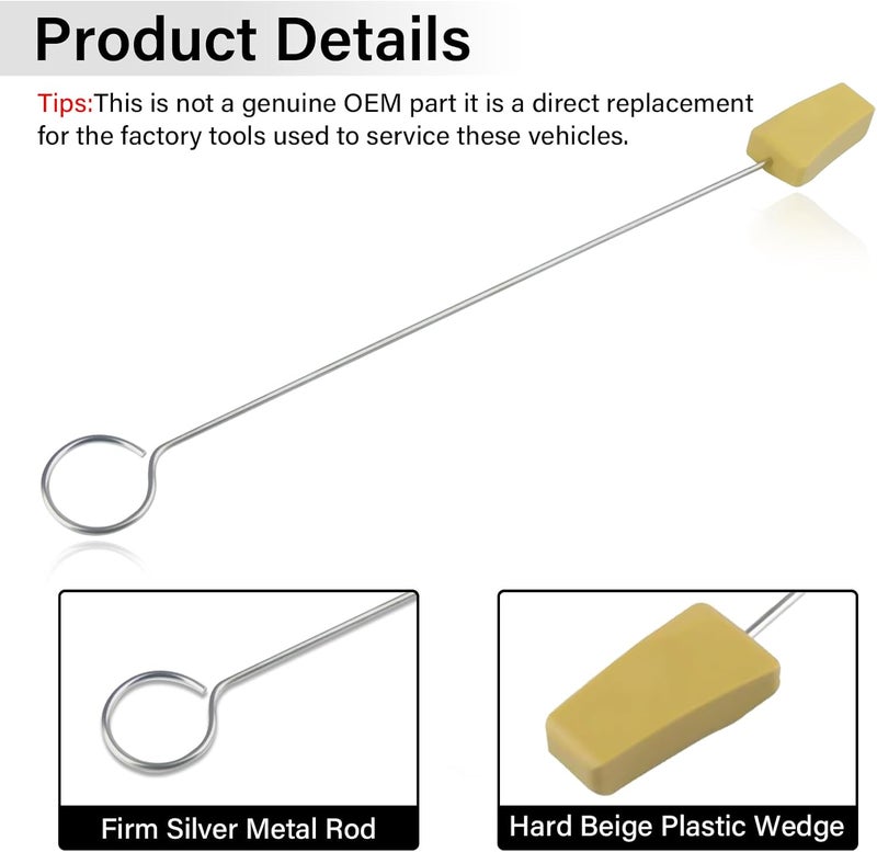 TESHITVLOG Timing Chain Locking Wedge Tool, Compatible with Ford Lincoln Mercury 2005-2014 4.6L and 5.4L 3V Engines Ford Mustang F-150 Explorer Lincoln Navigator - Image 3